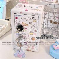 ราคา น่ารัก Kawaii My Melody Cinnamoroll เหล็กดัดกระปุกออมสินปลอดภัยอะนิเมะสติกเกอร์น่ารักหัวใจของขวัญสาวตู้เก็บกุญแจ (21248957487)