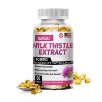 ราคา อาหารเสริมตับ Milk Thistle รองรับการล้างพิษตับและทำความสะอาดสุขภาพทางเดินอาหาร 6000MG (21300729204)