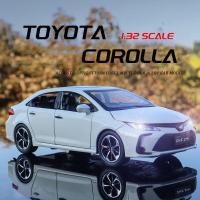 ราคา 1 32 Toyota Corolla รถ Diecast รุ่นโลหะผสมสังกะสีรถของเล่นสำหรับ3ปีขึ้นไปแสงและเสียงของขวัญวันเกิดสำหรับเด็กคอลเลกชั่นของเล่นดึงกลับของเล่นสำหรับเด็กผู้ชาย (15266060171)