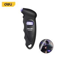 ราคา Deli เครื่องวัดความดันอากาศอ่านได้อย่างชัดเจนเครื่องวัดความดันลมยางจอแสดงผลดิจิตอล LCD เครื่องวัดความดันลมยาง Tire pressure gauge (21586985356)