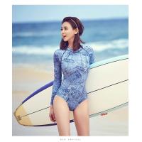 ราคา ชุดว่ายน้ำวันพีซแบบใหม่2022ชุดดำน้ำโต้คลื่นว่ายน้ำแห้งเร็วกันแดดกางเกงขายาวแขนยาวพร้อมฟองน้ำเสริมทรวงอกสีชมพูฤดูร้อนสำหรับผู้หญิง (19889428016)