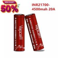 ราคา ถ่านชาร์จ Vapcell 21700 4500mah 20A 3 7V ถ่านชาร์จ ถ่านชาร์จ aa ถ่านชาร์จ 18650 ถ่านชาร์จ usb ถ่านชาร์จ 3 7v (21564673577)