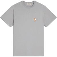 ราคา Mens and womens same style couple summer Maison fashion casual tide brand free small fox embroidery large size short sleeved T shirt S 5X (19770794273)