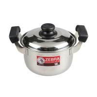 ราคา ZEBRA หม้อ หม้อต้ม Carry ตราหัวม้าลาย หม้อหุงต้ม หม้อสแตนเลส Carry ตราหัวม้าลาย สแตนเลสแท้ 304 (21666021569)