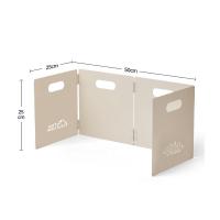 ราคา พร้อมชั้นวางของด้านบน แผ่นบังลม บังลมเตาแคมป์ปิ้ง ช่วยกันลมในการทำอาหาร ฉากบังลมแคมป์ปิ้ง แผ่นบังลม แผ่นอลูมิเนียมกันน้ำมันกระเด็น อุปกรณ์แคมปิ้ง (21758067028)