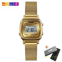 ราคา SKMEI นาฬิกาผู้หญิงกันน้ำ3Bar สำหรับผู้หญิงนาฬิกาดิจิตอลหน้าปัดเล็กๆแฟชั่น Feminino นาฬิกากีฬา1901 1647 1123 (21483897275)