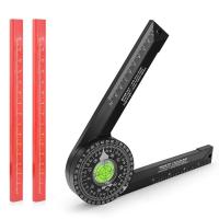 ราคา Miter Saw Protractor Angle Finder for Woodworking Angle Measuring Tool for Trim Angle Duplicating Tool (21441766751)