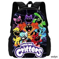 ราคา Smiling Critters School Bag for Boy Girls Large Capacity Cartoon Backpack with Smile Critters Kid Bags Durable and Softback (21675374246)