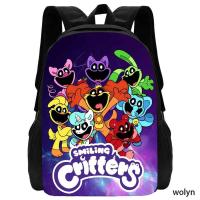 ราคา Smiling Critters School Bag for Boy Girls Large Capacity Cartoon Backpack with Smile Critters Kid Bags Durable and Softback (21675374249)