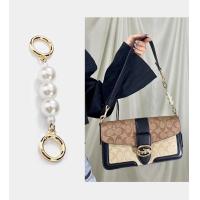 ราคา suitable for coach Black armpit bag strap accessories Bacchus bag strap crossbody strap replacement shoulder strap genuine leather bag hand strap (21051489779)