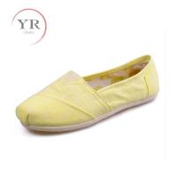 ราคา TOP Toms รองเท้าลําลอง ผ้าลินิน ส้นแบน ลายทาง สําหรับผู้หญิง (18503106310)