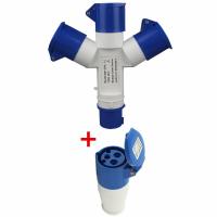 ราคา KONLU ปลั๊กเพาเวอร์ 3 ทาง 16A 220 250V 2P E กันน้ำ IP44 power plug ปลั๊กพาวเวอร์ พาวเวอร์ปลั๊ก เพาเวอร์ปลั๊ก ปลั๊กอุตสาหกรรม ปลั๊กพาวเวอร์สามทาง (21619774739)