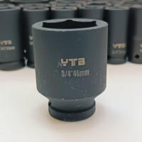 ราคา ลูกบล็อกยาว บล็อกลม 3 4 6หุน เบอร์ 46 มม สำหรับ บล็อกลม บล็อกแบต บล็อกไฟฟ้า IMPACT SOCKET (19717046506)
