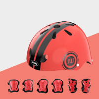 ราคา 3 14 ปี อุปกรณ์เซฟตี้เด็ก ปกรณ์ป้องกันเด็ก ชุดเจ็ดชิ้น หมวกกันน็อคเด็ก สนับเข่า ข้อศอก ข้อมือ หมวกกันน็อค (21092585912)