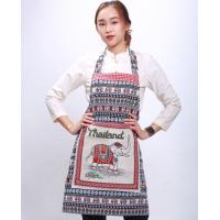 ราคา 1 ผืน ผ้ากันเปื้อนลายช้างไทย คละสี แฟชั่นสวยเก๋ ทำจากผ้าฝ้าย ตัดเย็บประณีต มีกระเป๋าใหญ่พร้อมซิป Thai elephant pattern apron (15245742260)