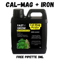 ราคา 1L CAL MAG Plus ปุ๋ยแคลแมก ชนิดเข้มข้น แคลแมก แคลเซียม แมกนีเซียม เหล็ก แคล แมก CALMAG PLUS IRON supplement FastGrow (19481746081)
