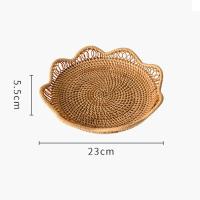 ราคา ญี่ปุ่นและเกาหลีใต้ตะกร้าเก็บหวายสไตล์นอร์ดิกทอมือตะกร้าเก็บตะกร้ากล่อง ตะกร้าลูกไม้ทรงกลม ทำด้วยมือ (21561432158)