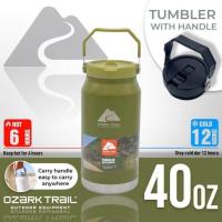 ราคา กระติกน้ำเก็บความเย็น แทงค์ OZARK TRAIL 40oz Tank shaped water bottle กระบอกน้ำ 1200ml สแตนเลส หูหิ้ว ทรงแทงค์ เก็บอุณหภูมิร้อนเย็น 12 24ชม (20998879722)