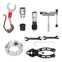 ราคา จัดส่งฟรี 6 In 1ชุดเครื่องมือซ่อมจักรยาน ถอดกะโหลก ถอดเฟือง ถอดขาจาน ประแจล็อคเฟือง ชุดเครื่องมือซ่อมจักรยานจักรยานเสือภูเขา (21585946475)