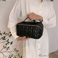 ราคา BG133 กระเป๋าใส่เครื่องสำอาง แบบซิป Vanilla in love makeup bag กระเป๋าเมคอัพ (19752210560)