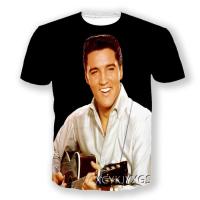 ราคา Phechion ใหม่แฟชั่นผู้ชาย ผู้หญิง Elvis Presley 3D พิมพ์แขนสั้นเสื้อยืดลำลองกีฬา Hip Hop ฤดูร้อน T เสื้อ Tops S05 (19880445647)