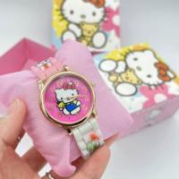 ราคา นาฬิกาคิตตี้ Hello Kitty นาฬิกาข้อมือสายซิลิโคนนุ่มๆ แฟชั่นน่ารัก ใส่ได้ทั้งเด็กและวัยรุ่นเหมาะสำหรับเป็นของขวัญ แถมฟรีกล่อง (19462578385)