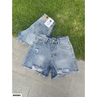 ราคา กางเกงยีนส์ขาสั้นเอวสูงแต่งขาดเล็กน้อยสียีนส์ฟอกสวยสีสวยงานดีมี2 สไตล์ให้เลือก (21564954403)