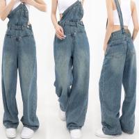 ราคา chen shop กางเกงยีนส์สายเอี๊ยมเอวสูงขายาวทรงกระบอก แต่งขาดกระเป๋าด้านหลัง วินเทจ แนวสวยสุดฮิตวัยรุ่นมากๆ (20817304711)