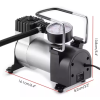 ราคา ALL23 ปั๊มสูบลม ปั๊มลมรถยนต์ไฟฟ้า 12V 150PSI digital electric air pump ปั๊มลมไฟฟ้า ปั๊มลม (18636218100)