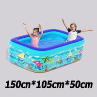 ราคา สระน้ำเป่าลม สระน้ำเด็ก 1 5เมตร 1 8 เมตร 2 1เมตร 3 ชั้น Swimming Pool ชั้น สระน้ำขนาดใหญ่ สระน้ำครอบครัว สระว่ายน้ำเป่าลม สระเป่าลม สระน้ำ ยาวพิเศษ อ่างน้ำเป่าลม (21547335241)