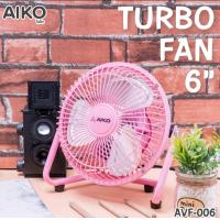 ราคา AIKO AVF 006 พัดลมขนาดเล็ก ใบพัดอลูมิเนียม 6 นิ้ว ไม่สาย ปรับก้มเงยได้ ใช้ไฟบ้านทั่วไป (21532578333)