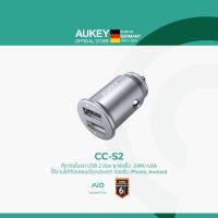 ราคา AUKEY CC S2 ที่ชาร์จเร็วในรถ AiPOWER 24W 4 8A Dual Port Car Charger รุ่น CC S2 (18427019497)