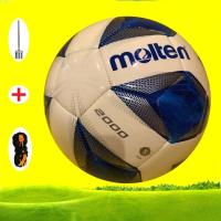 ราคา ลูกฟุตบอล molten F5A1000 ลูกฟุตบอลหนังเย็บ เบอร์5 (21725467665)