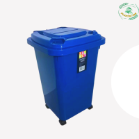 ราคา ถังพลาสติก ถังขยะ มีล้อ 60ลิตร ถังใส่ผ้า ถังอเนกประสงค์ ถัง60ลิตร มีล้อ สีสันสวยงาม (20826613532)