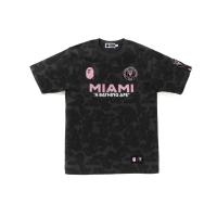 ราคา เสื้อยืดคอกลมแขนสั้น BAPE X International Miami XS 5XL (21142159532)