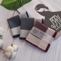 ราคา Hanky House ผ้าเช็ดหน้าชาย Gentleman ชุด3ผืน ผ้าเช็ดหน้า cotton ผ้าเช็ดหน้าทอลายเนื้อดี ขนาด43x43ซม (16081482051)