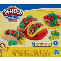ราคา Play Doh Kitchen Creations Taco Time Play Food Set with 4 Non Toxic Colors ของเล่น แป้งโดว์ เพลย์โดว์ ดินน้ำมัน ปั้น ของแท้ (15468367423)
