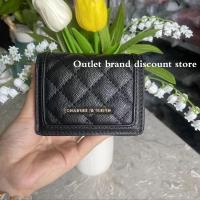 ราคา HOT14 ใหม่ กระเป๋าสตางค์ CNK23 CK6 สําหรับผู้หญิง50701179 กระเป๋าสะพายข้าง แต่งสายโซ่ ลายสก๊อต (20916700349)