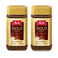 ราคา Melitta Gold INTENSE Instant Coffee เมลิตต้า โกลด์ อินเทนส์ กาแฟสำเร็จรูป 100g 2ขวด (11417158911)