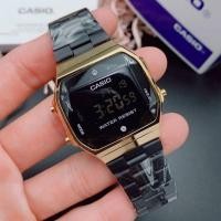 ราคา นาฬิกาแฟชั่น สไตล์ Casio ระบบดิจิตอล รุ่นไดม่อน ประดับเพชร แถมฟรี กล่อง ถุง คาสิโอ (7887500101)