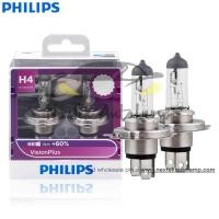 ราคา Philips Vision Plus H1 H3 H4 H7 H11 HB3 HB4 ความสดใสให้กับ 60 ไกลและใกล้หลอดไฟ (21625522311)