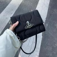 ราคา NALLCHEER กระเป๋าสะพายไหล่ผู้หญิงโซ่ดาวเสาร์ใหม่ฝาพับสีดำเรียบง่ายเข้ากับทุกชุดกระเป๋าสะพายข้างผ้าไนลอนกระเป๋าสี่เหลี่ยมขนาดเล็ก (21639326056)