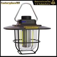 ราคา LED Garden Decoration Lamp Type c Charging Retro Camping Tent Lights Battery Indicator with Hook Dimmable for Outdoor Equipment (21468591628)