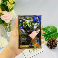 ราคา OK Herbal Color Care Shampoo 360ml แชมพูปิดผมขาว OKเฮอเบิล 360มล 1กล่อง 12ซอง (9639121436)