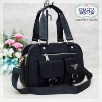 ราคา กระเป๋าทรงถือ รุ่น PD 1010 ยี่ห้อ CHALITA กระเป๋าสะพาย มีสายยาว กระเป๋าถือ กระเป๋าสะพาย มีเก็บปลายทาง (12476228267)