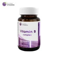 ราคา วิตามินบีรวม x 1 ขวด โกลบอลวิตามิน Vitamin B Complex Global Vitamins วิตามิน บี1 บี2 บี3 บี5 บี6 บี7 บี9 บี12 Vitamin B1 B2 B3 B5 B6 B7 B9 B12 วิตามินบีคอมเพล็กซ์ (21418708269)