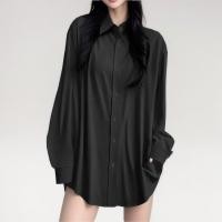 ราคา Closet Crush เสื้อเชิ้ตโอเวอร์ไซส์ สีดำ (21675238667)