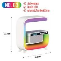ราคา 3in1 ลำโพง แท่นชาร์จไร้สาย โคมไฟLED ลําโพงบลูทูธ ลําโพงไร้สาย (21594340821)