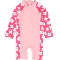 ราคา เด็กชุดว่ายน้ำเด็กหวานดอกไม้สีชมพูแขนยาวพิมพ์ลายชุดว่ายน้ำสำหรับเด็กทารก (7653720842)