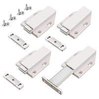 ราคา Push Latch Heavy Duty 4 Pack Push to Open Cabinet Hardware Magnetic Contact Latches for Large Door Push (19487329746)